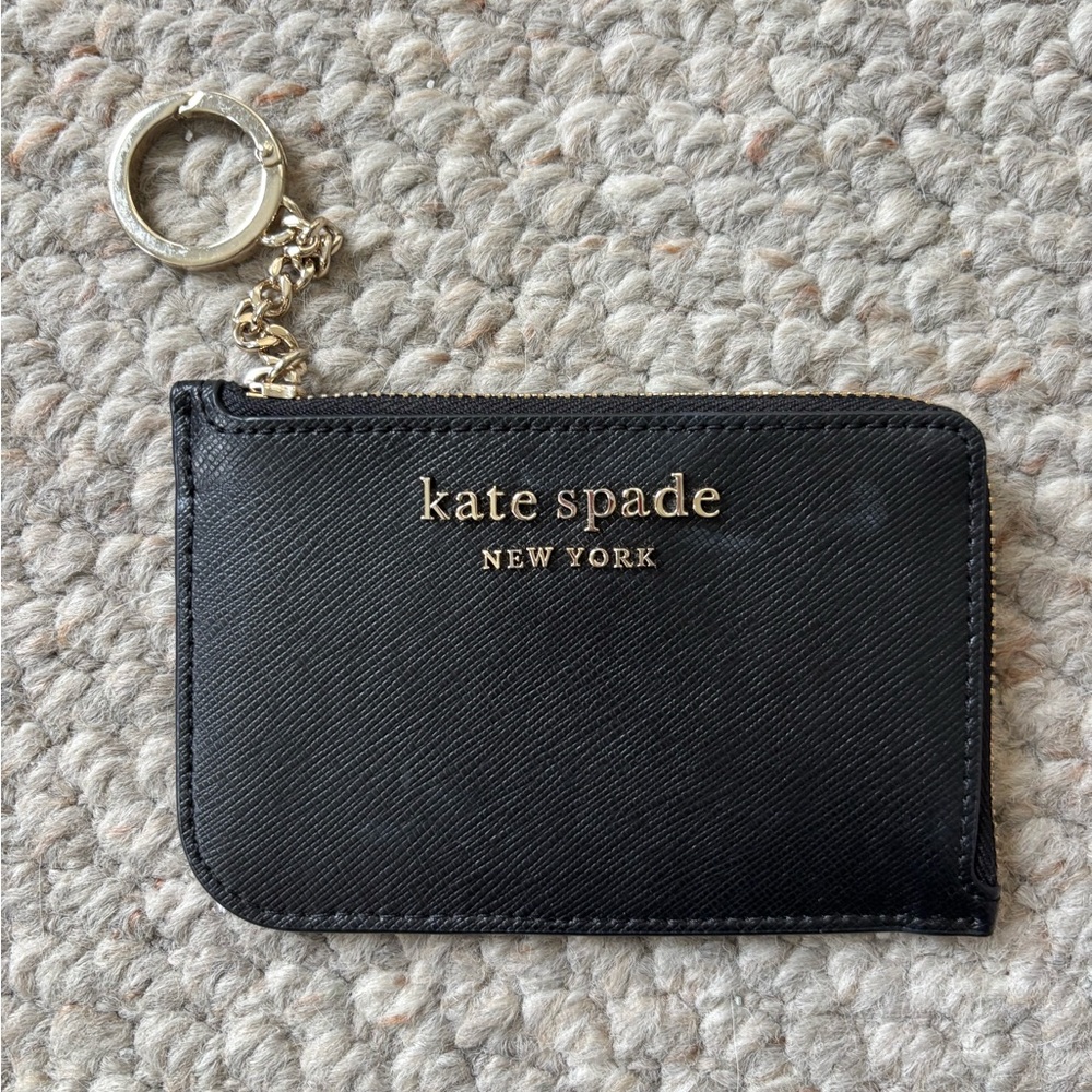 Kate Spade Black Key & Card Holder